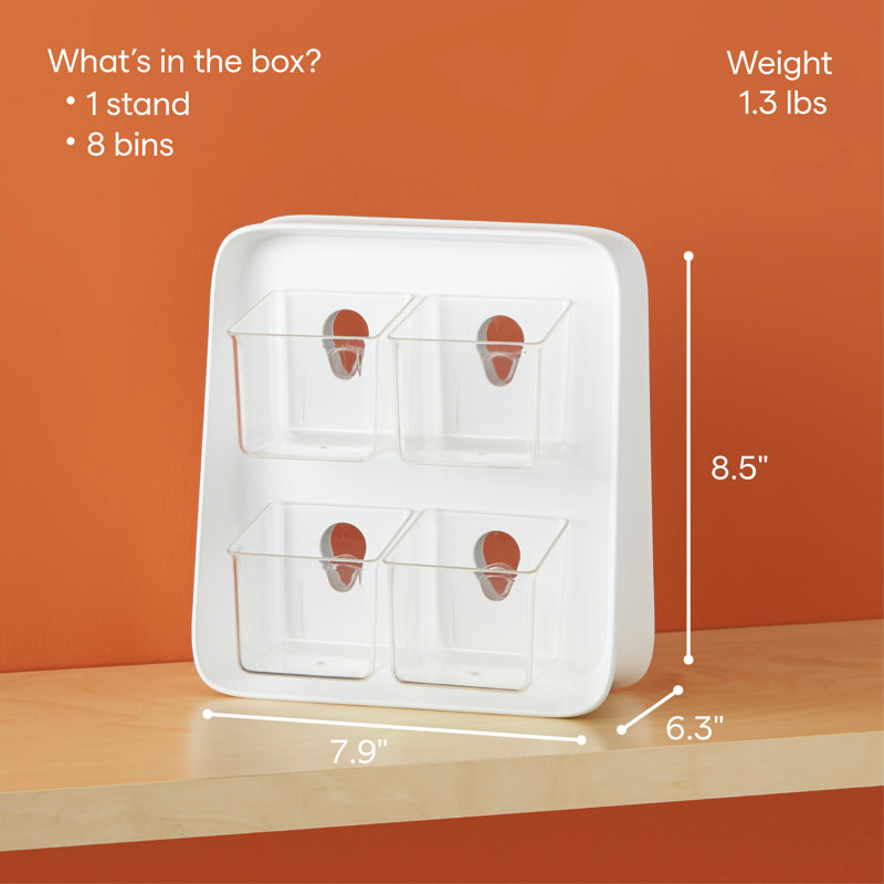 YouCopia® TeaStand® 80Bag Tea Bag Organizer and Caddy with